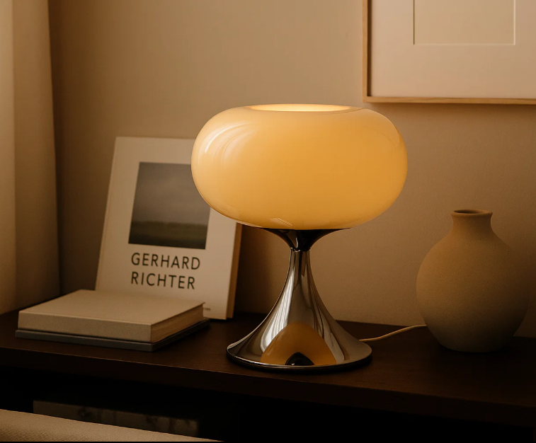 Retro Mushroom Donut Table Lamp
