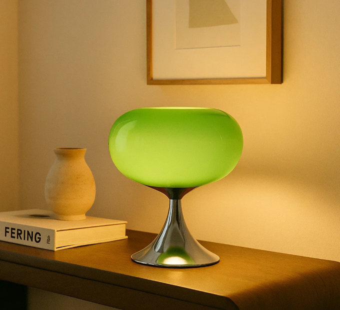 Retro Mushroom Donut Table Lamp